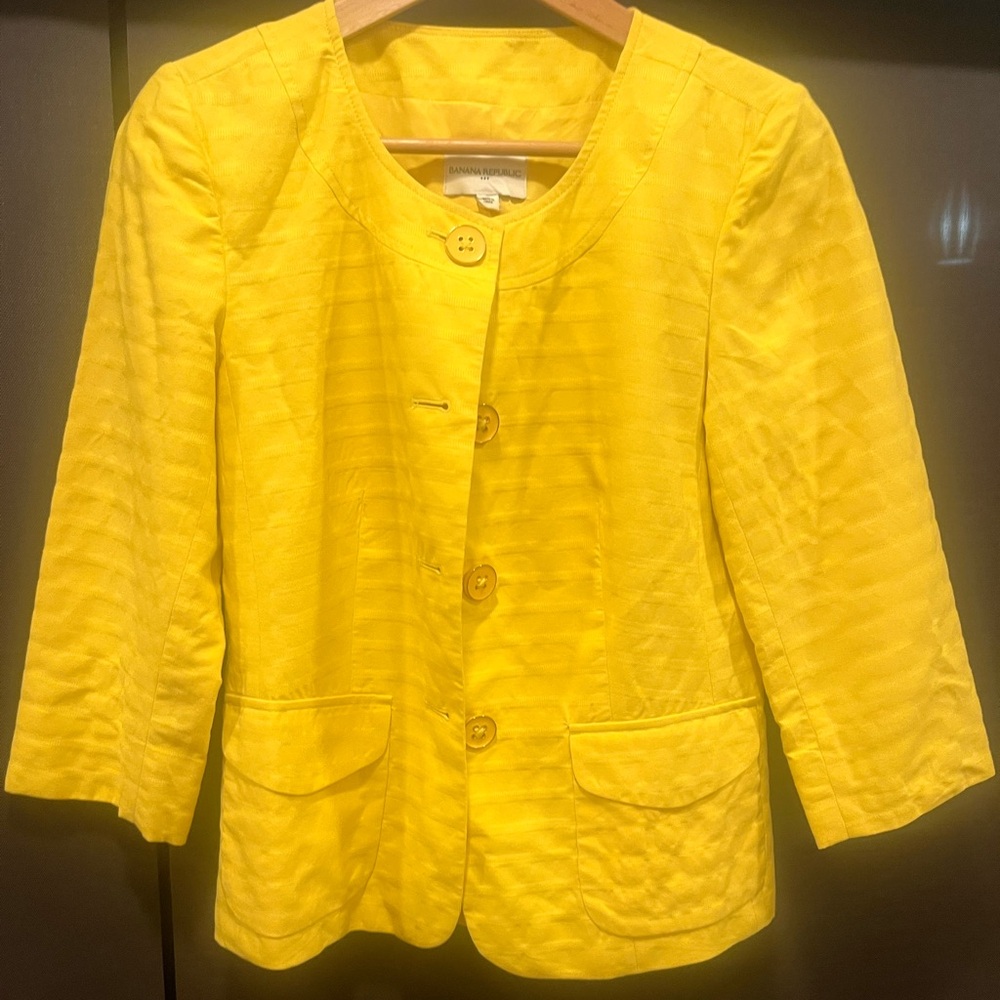 Banana Republic Yellow Women's Jacket